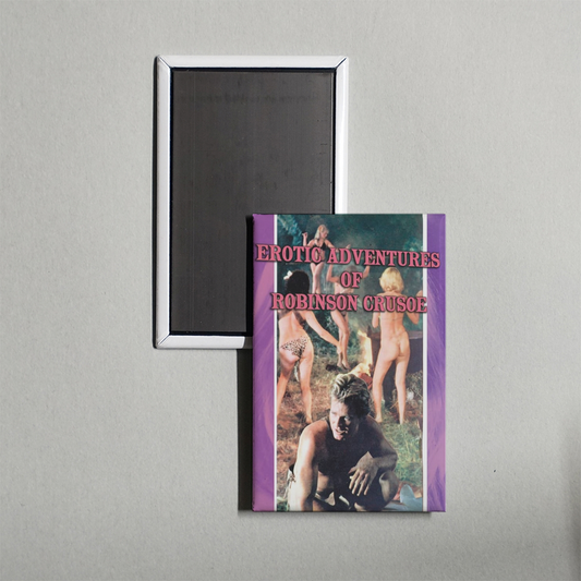 The Erotic Adventures of Robinson Crusoe Mini Movie Fridge Magnet