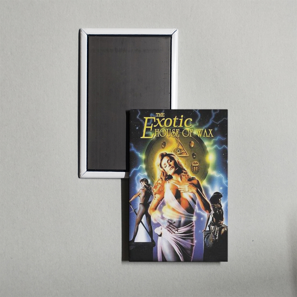 The Exotic House of Wax Mini Movie Fridge Magnet