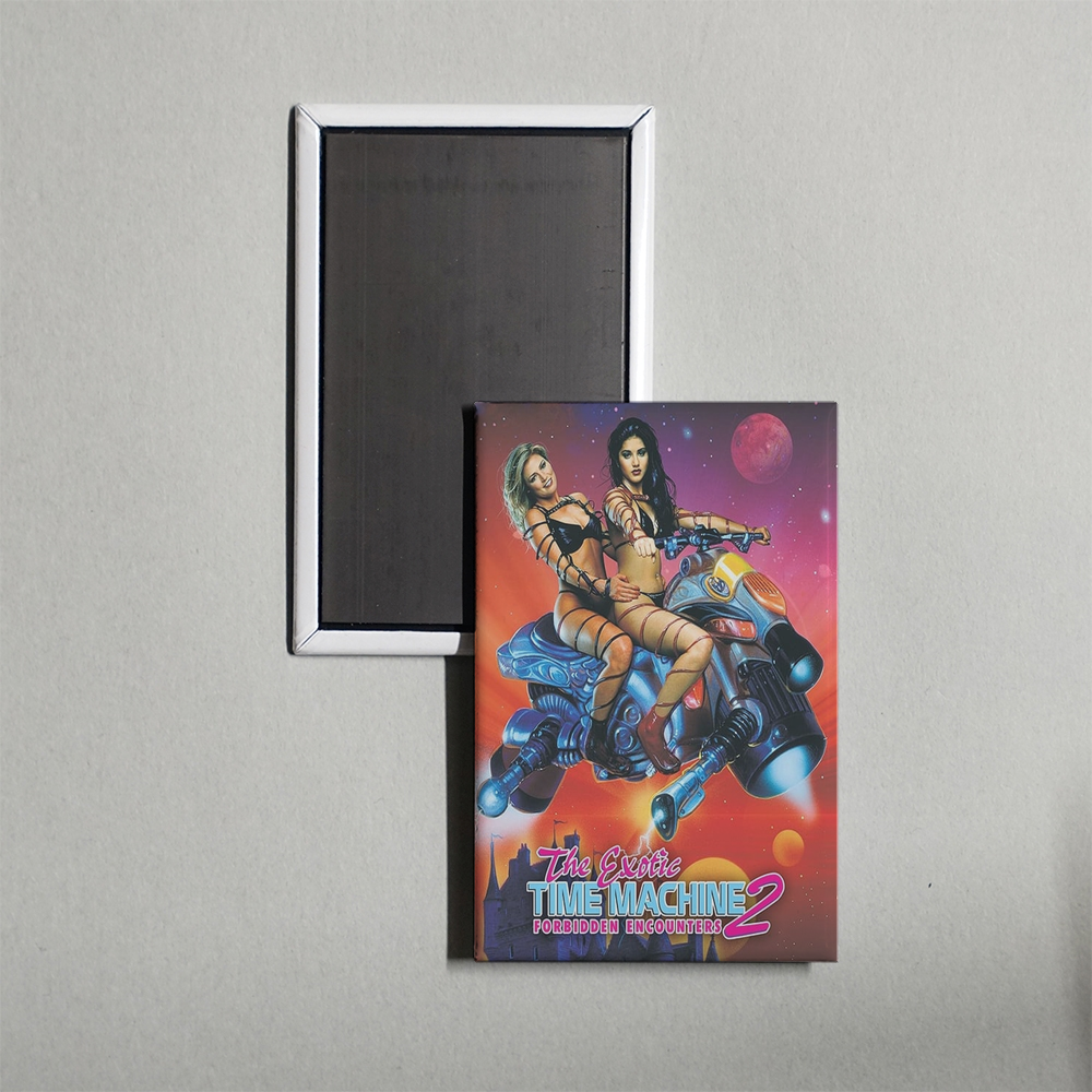 The Exotic Time Machine II Forbidden Encounters Mini Movie Fridge Magnet