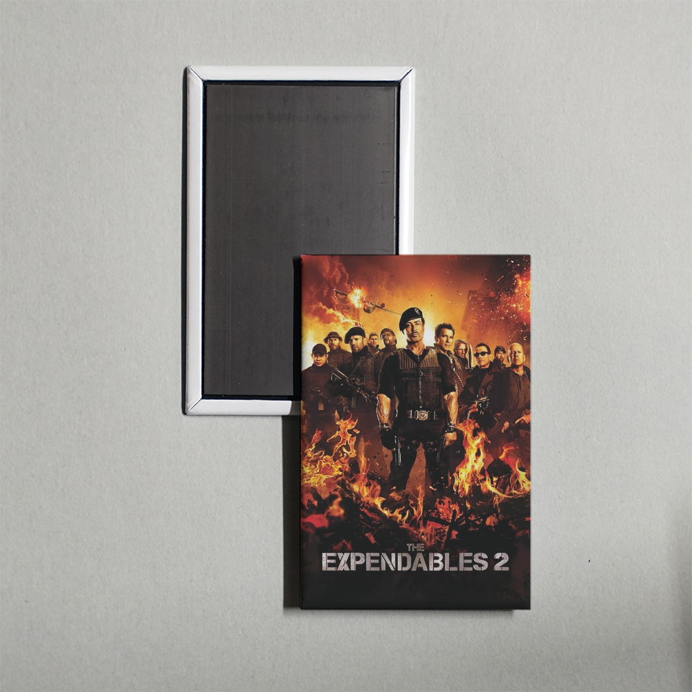 The Expendables 2 Mini Movie Fridge Magnet