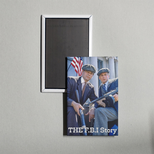 The F.B.I. Story The FBI Versus Alvin Karpis, Public Enemy Number One Mini Movie Fridge Magnet