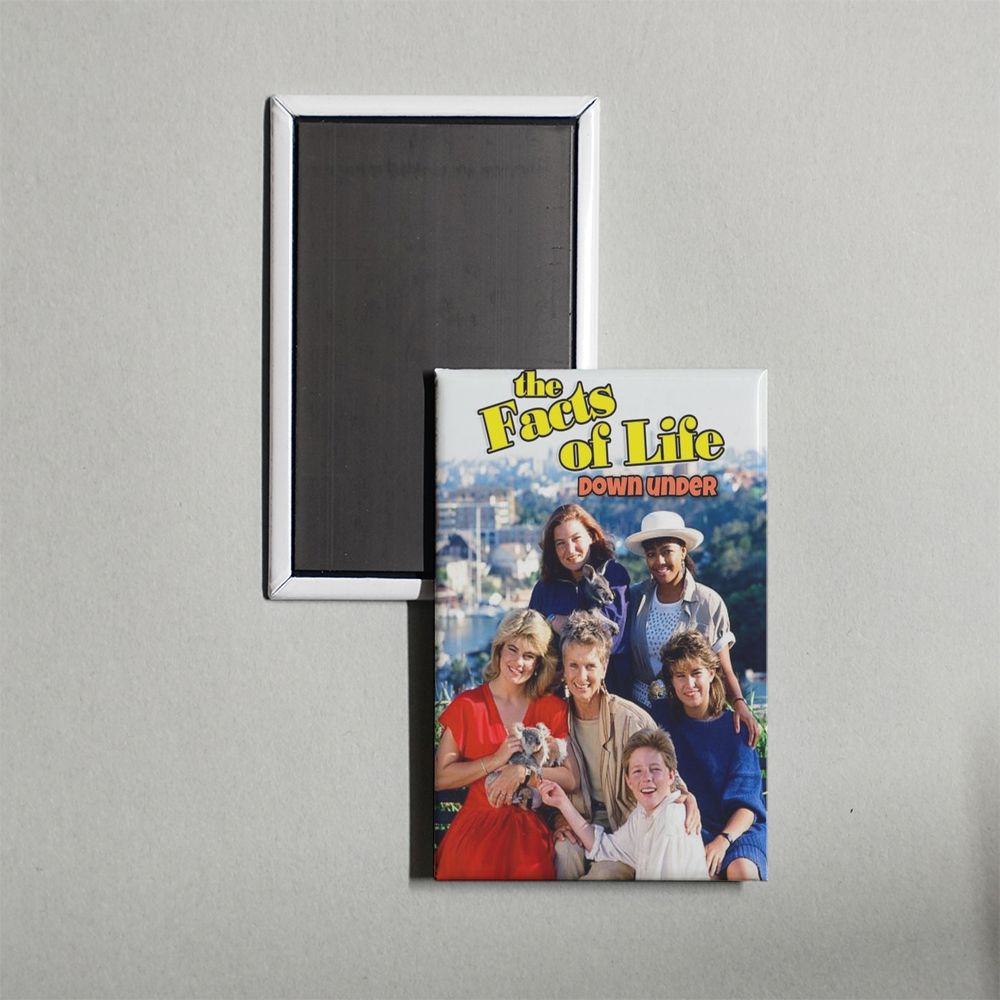 The Facts of Life Down Under Mini Movie Fridge Magnet