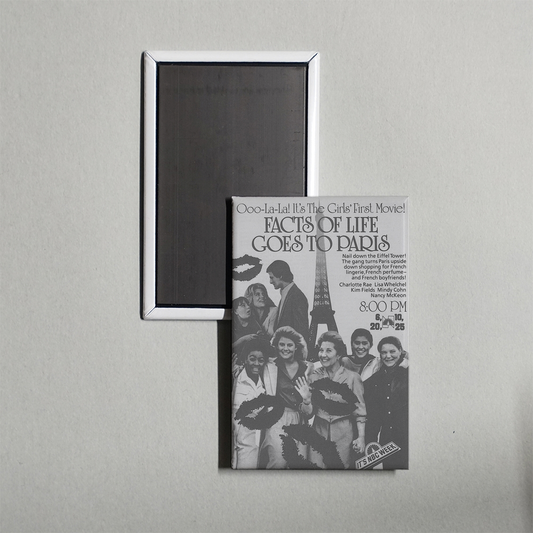 The Facts of Life Goes to Paris Mini Movie Fridge Magnet