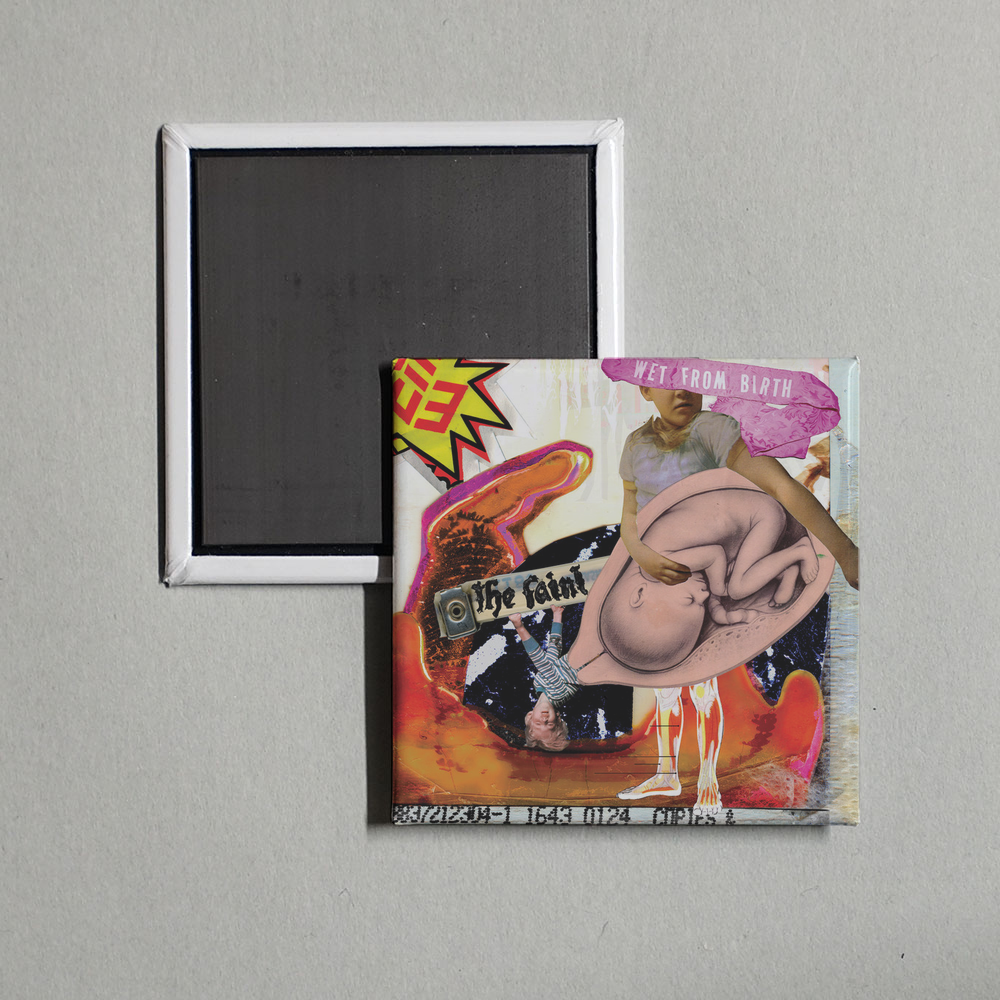 The Faint - Wet From Birth Album Cover Fridge Magnet