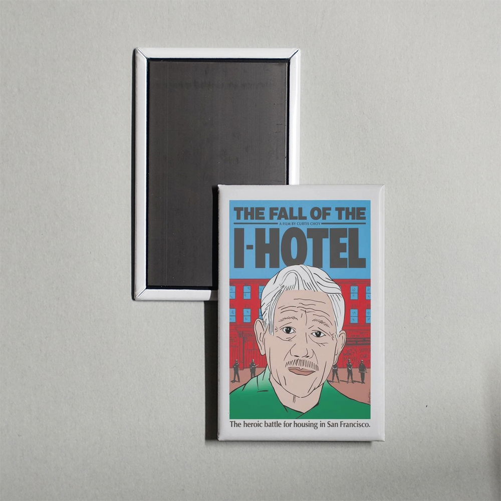 The Fall of the I-Hotel Mini Movie Fridge Magnet