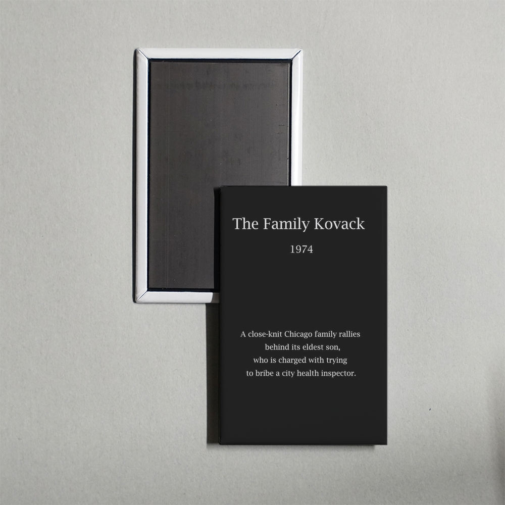 The Family Kovack Mini Movie Fridge Magnet