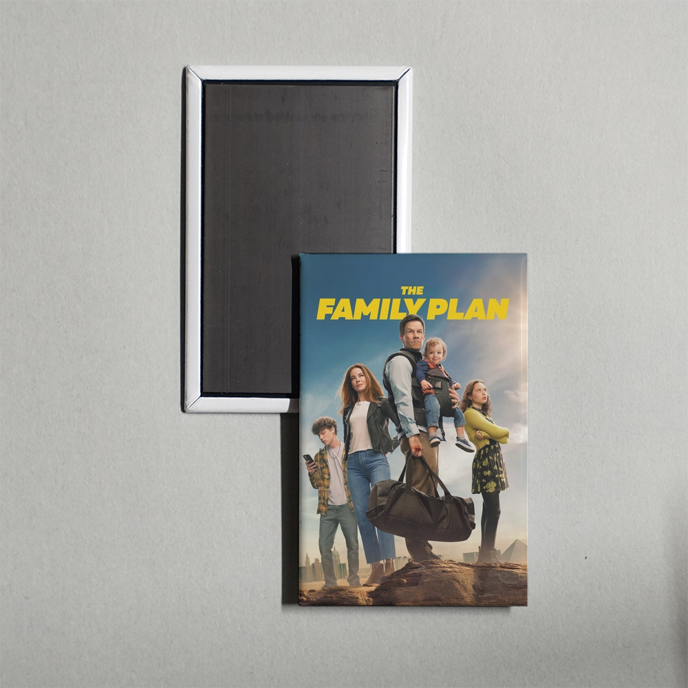 The Family Plan Mini Movie Fridge Magnet