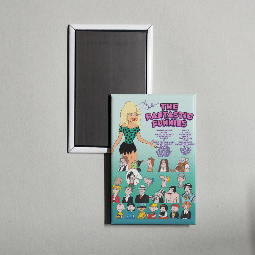 The Fantastic Funnies Mini Movie Fridge Magnet