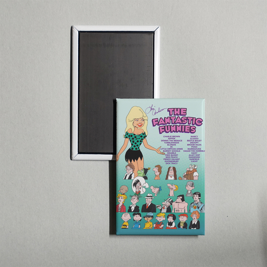 The Fantastic Funnies Mini Movie Fridge Magnet