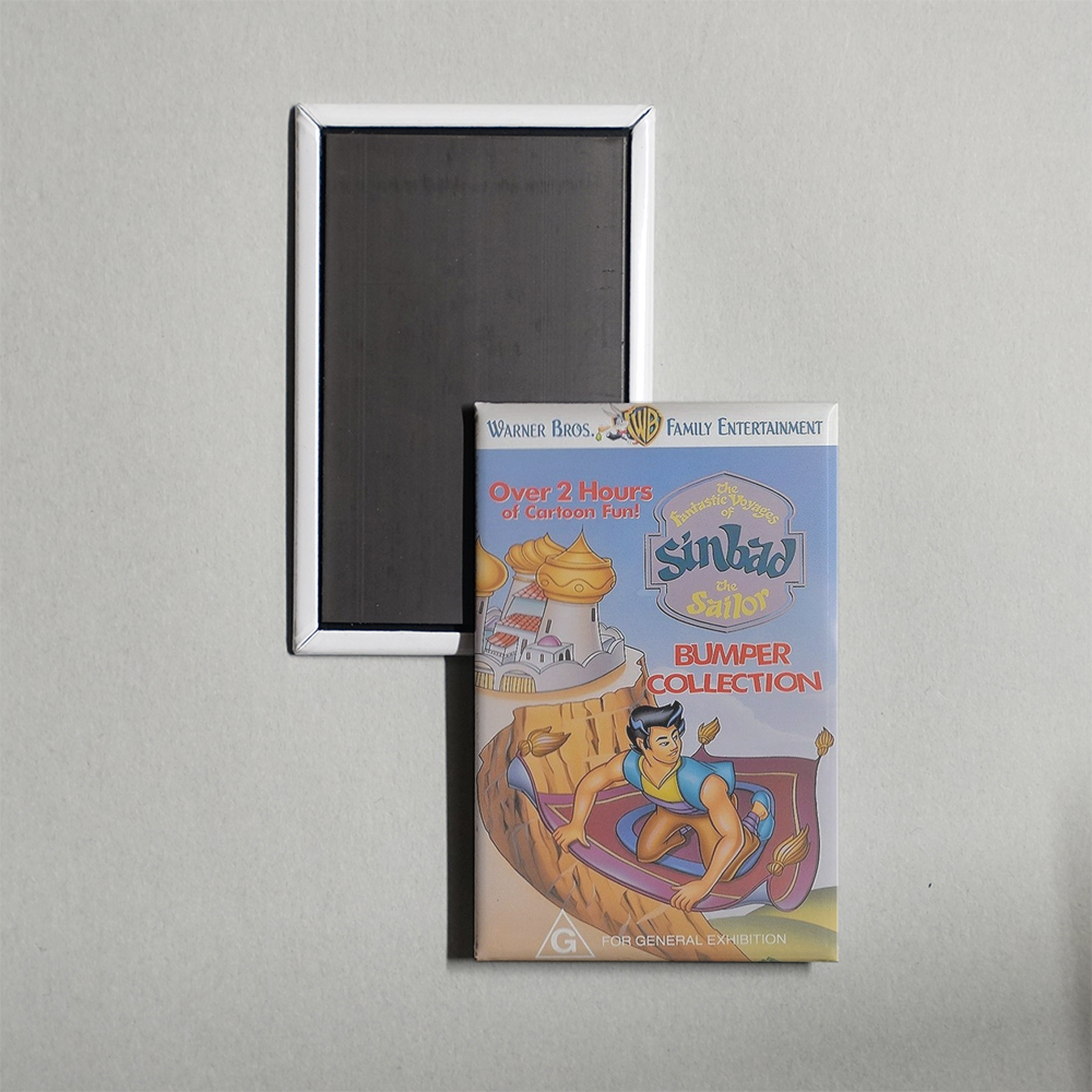 The Fantastic Voyages of Sinbad the Sailor TV Show Fridge Magnet