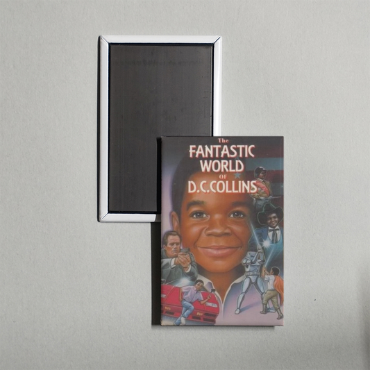 The Fantastic World of D.C. Collins Mini Movie Fridge Magnet