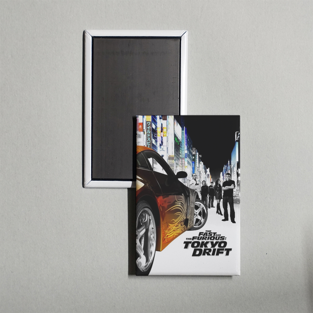 The Fast and the Furious Tokyo Drift Mini Movie Fridge Magnet