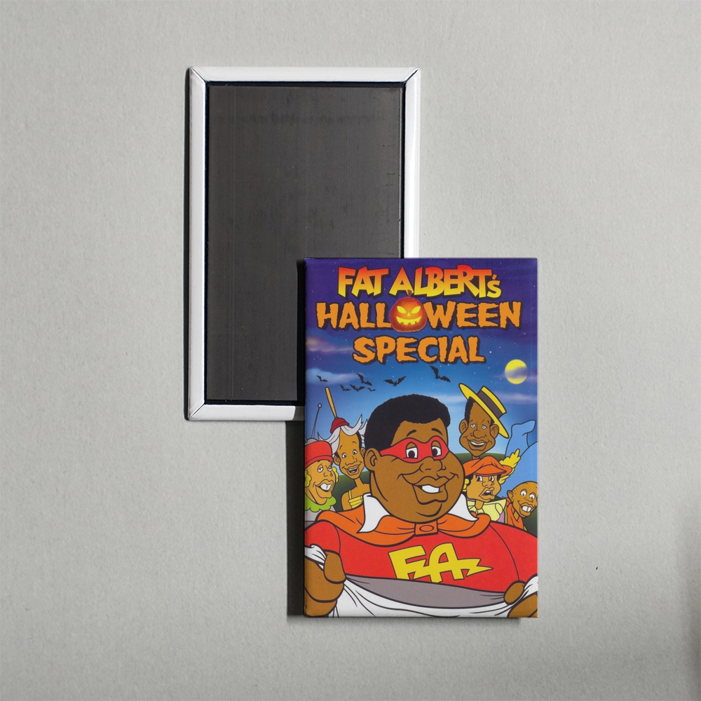 The Fat Albert Halloween Special Mini Movie Fridge Magnet