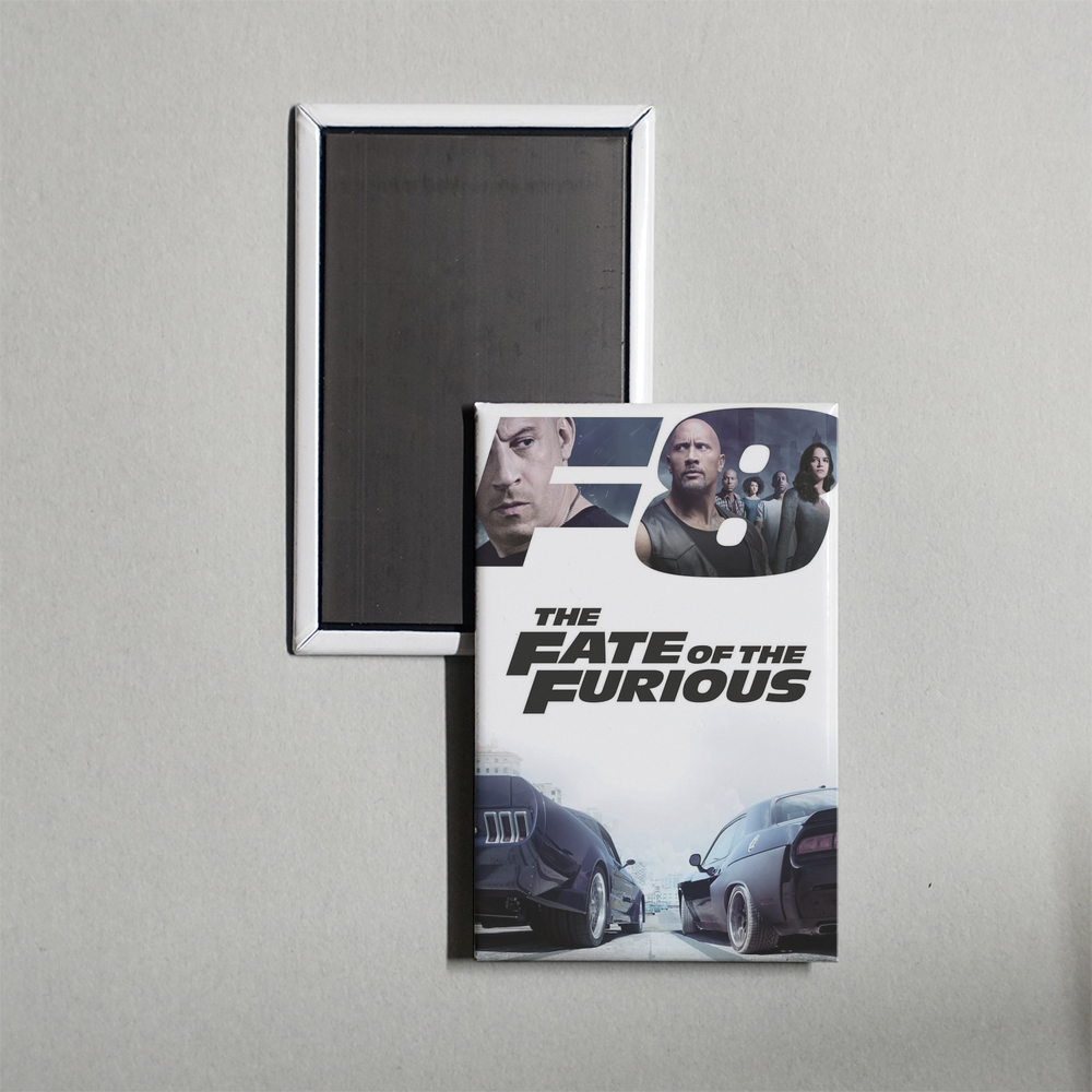 The Fate of the Furious Mini Movie Fridge Magnet