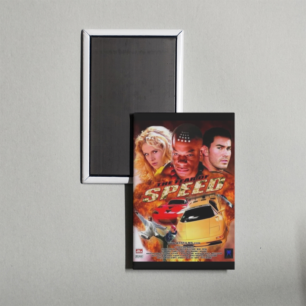 The Fear of Speed Mini Movie Fridge Magnet