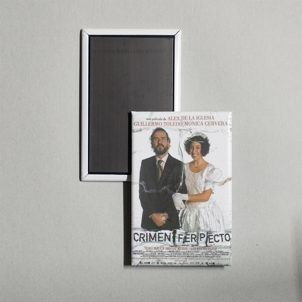 The Ferpect Crime Mini Movie Fridge Magnet