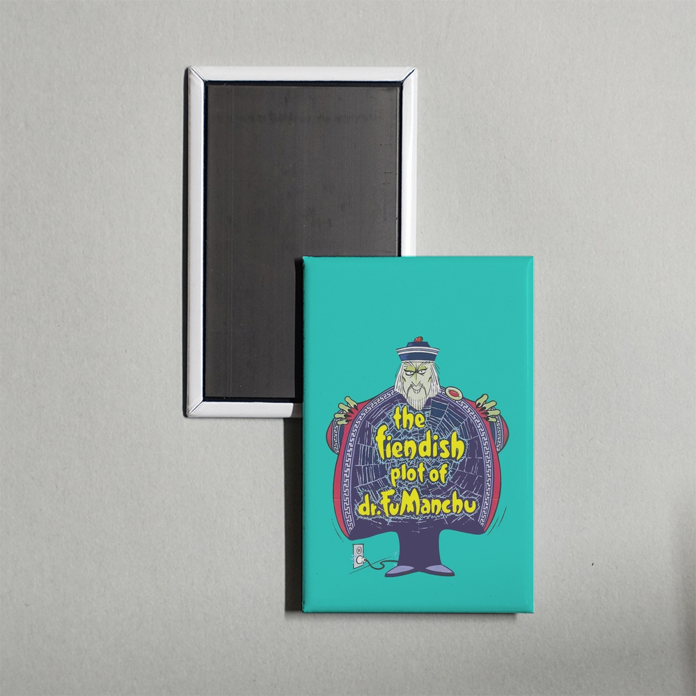 The Fiendish Plot of Dr. Fu Manchu Mini Movie Fridge Magnet