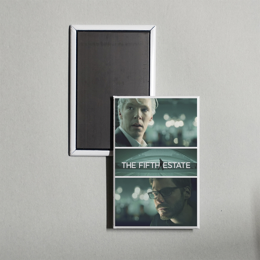The Fifth Estate Mini Movie Fridge Magnet