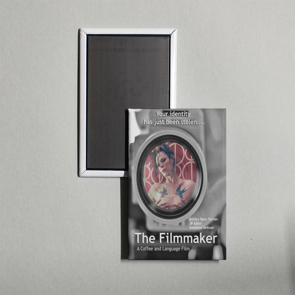 The Filmmaker Mini Movie Fridge Magnet