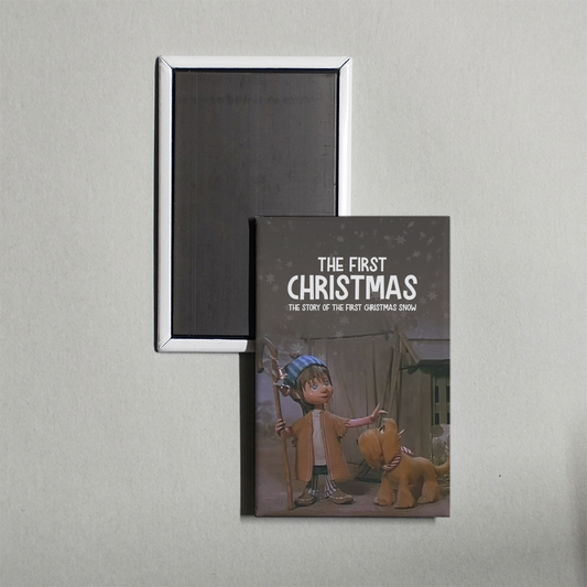 The First Christmas The Story of the First Christmas Snow Mini Movie Fridge Magnet