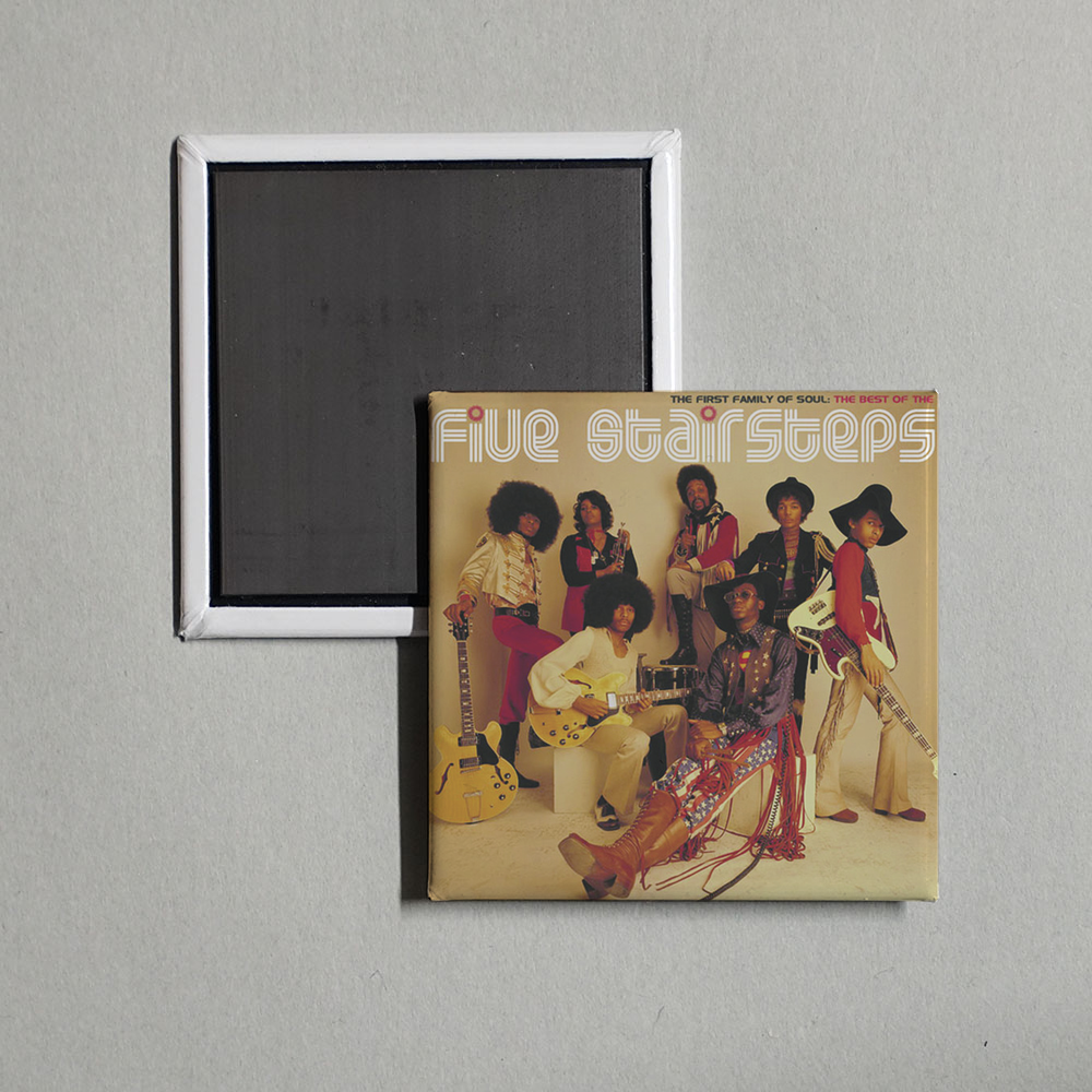 The Five Stairsteps - The First Family of Soul The Best of The Five Stairsteps Album Cover Fridge Magnet