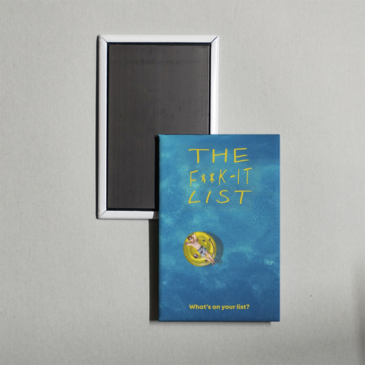 The Fk-It List Mini Movie Fridge Magnet