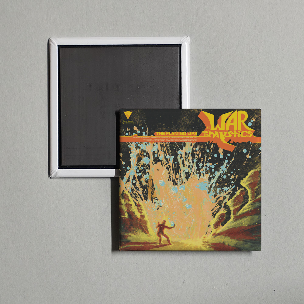 The Flaming Lips - At War with the Mystics Album Cover Fridge Magnet