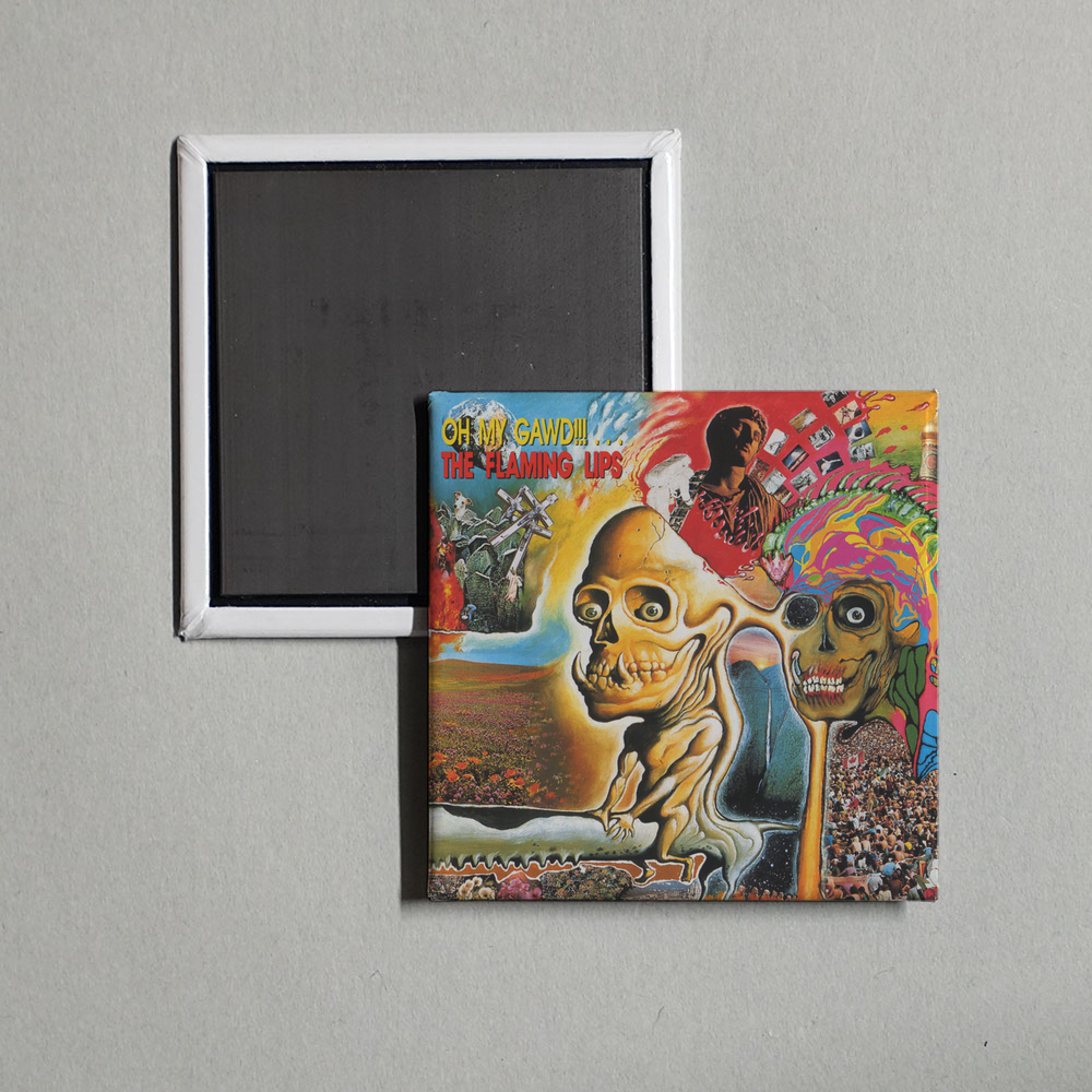 The Flaming Lips - Oh My Gawd!!!...The Flaming Lips Album Cover Fridge Magnet