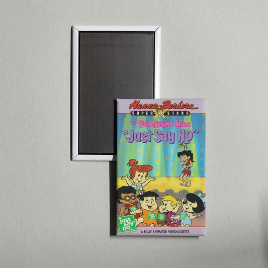 The Flintstone Kids' Just Say No Special Mini Movie Fridge Magnet