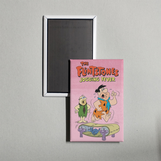 The Flintstones Jogging Fever Mini Movie Fridge Magnet