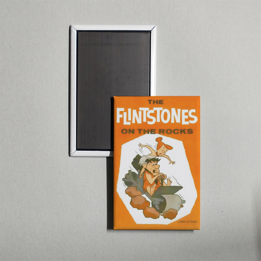 The Flintstones On the Rocks Mini Movie Fridge Magnet