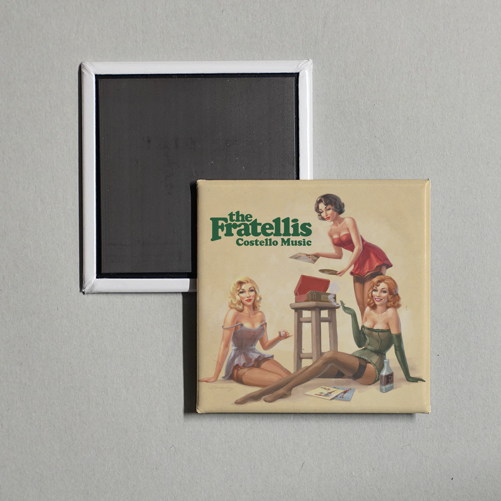 The Fratellis - Costello Music Album Cover Fridge Magnet