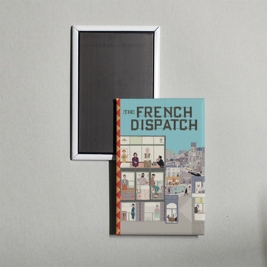 The French Dispatch Mini Movie Fridge Magnet