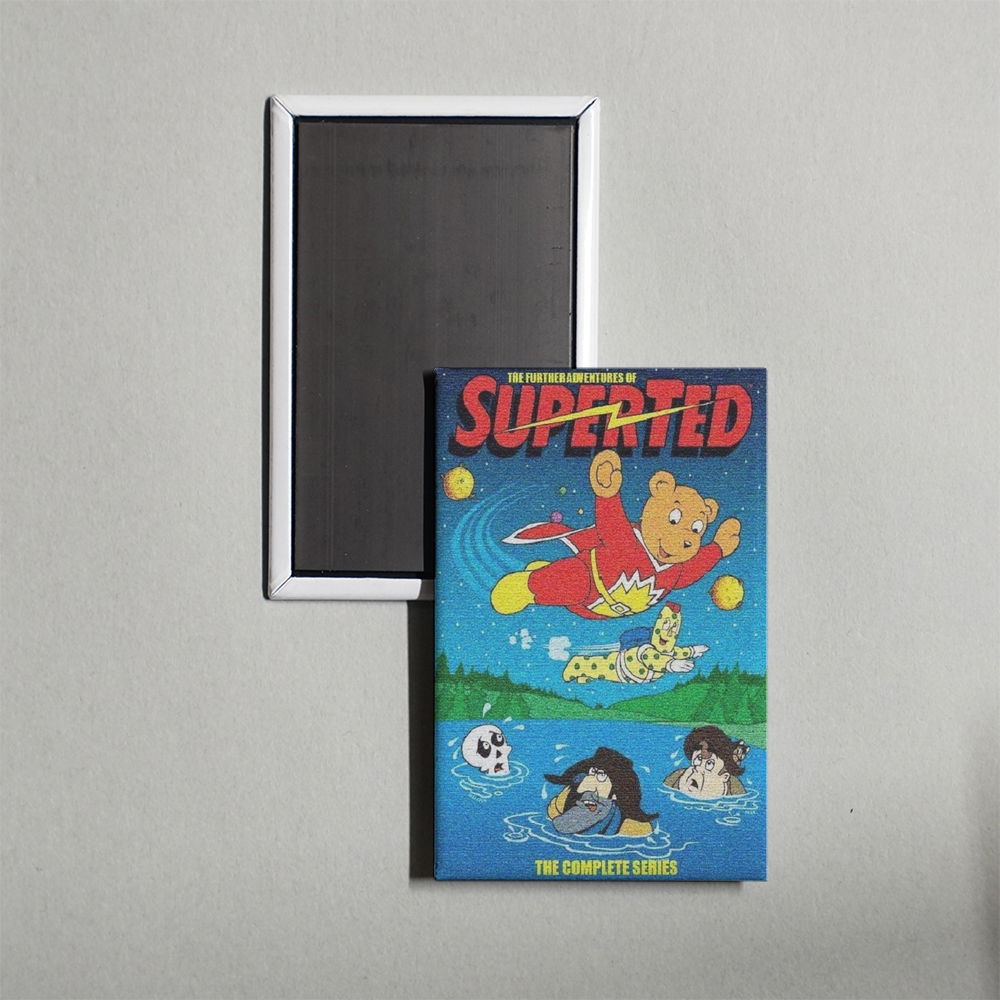 The Further Adventures of SuperTed TV Show Fridge Magnet