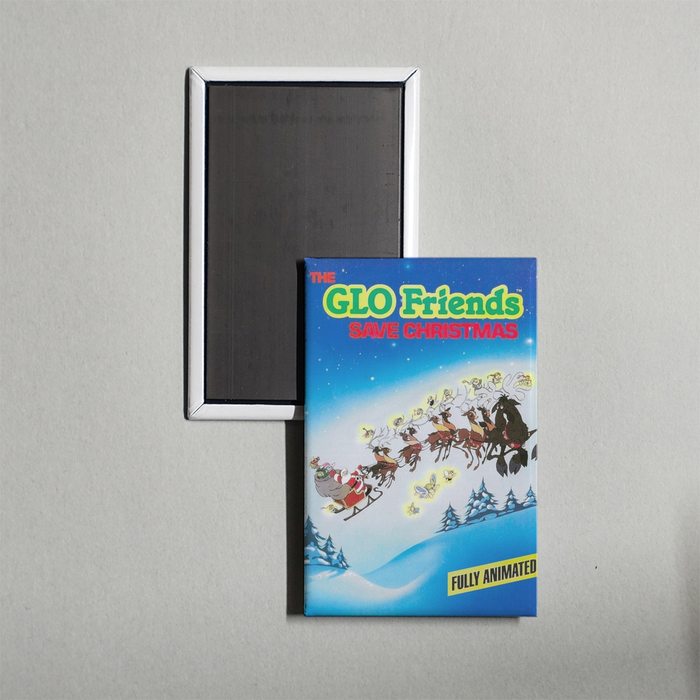 The GLO Friends Save Christmas Mini Movie Fridge Magnet