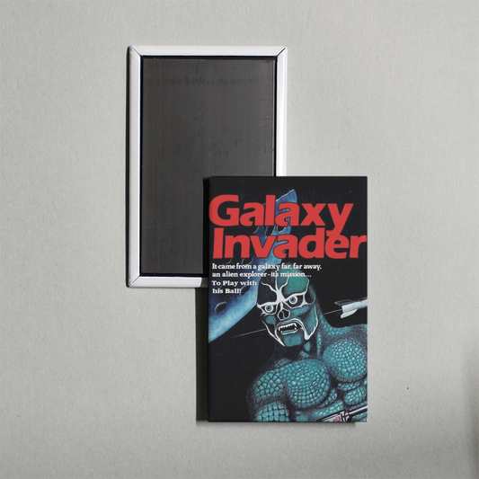 The Galaxy Invader Mini Movie Fridge Magnet