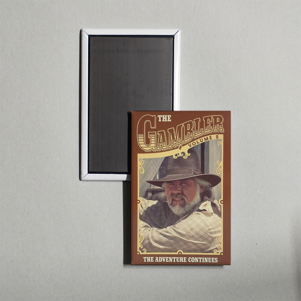 The Gambler The Adventure Continues TV Show Fridge Magnet