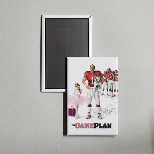 The Game Plan Mini Movie Fridge Magnet