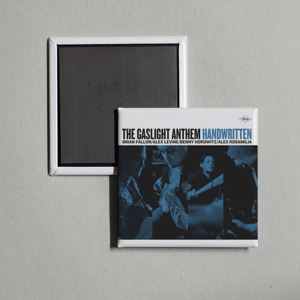 The Gaslight Anthem - Handwritten Album Cover Fridge Magnet