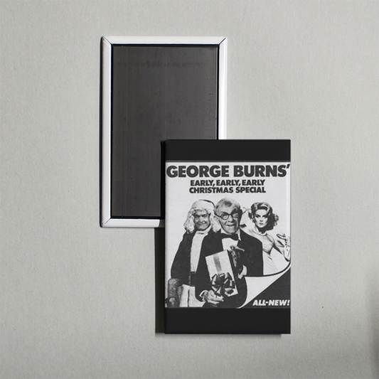 The George Burns (Early) Early, Early Christmas Special Mini Movie Fridge Magnet
