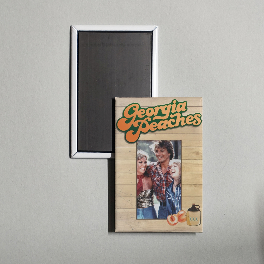 The Georgia Peaches Mini Movie Fridge Magnet