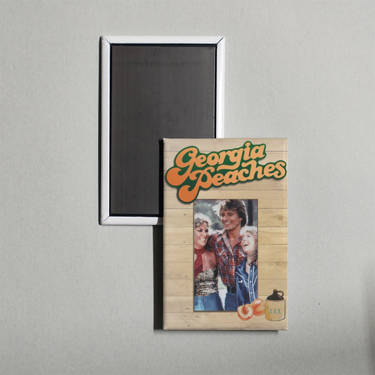 The Georgia Peaches Mini Movie Fridge Magnet