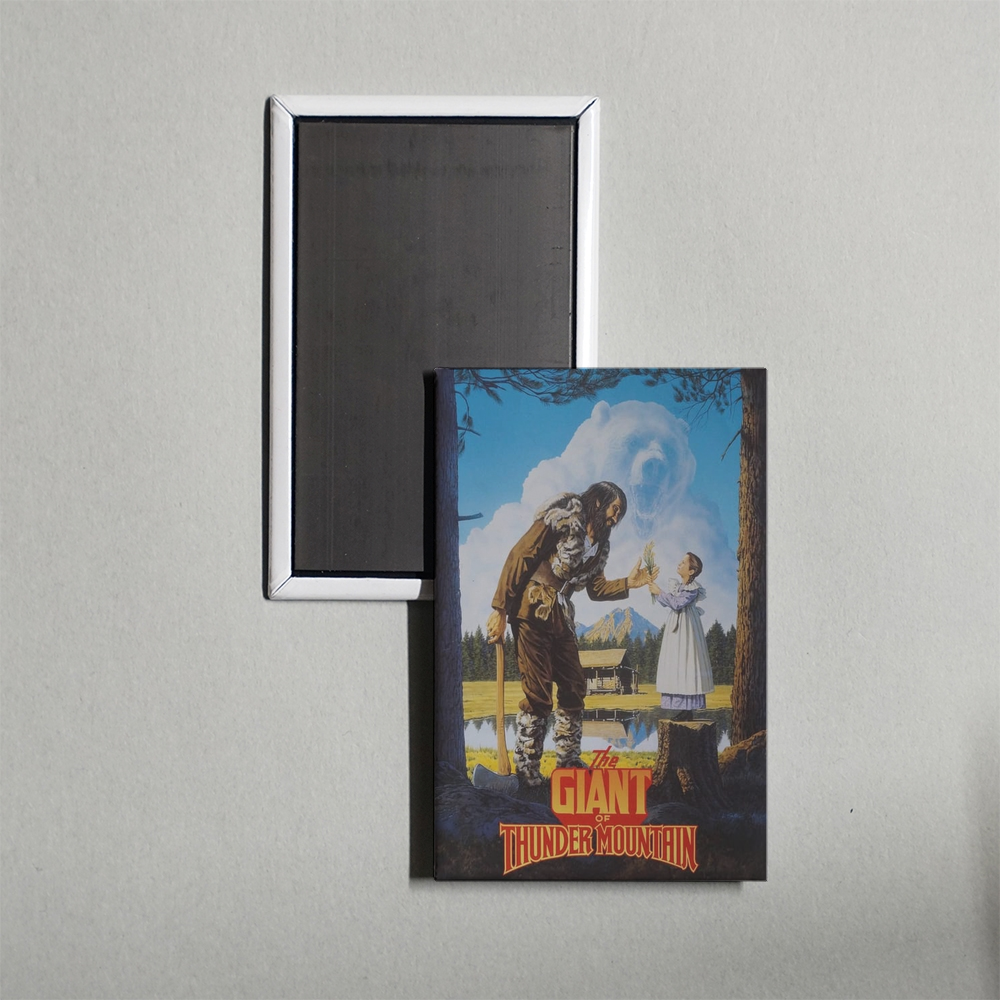 The Giant of Thunder Mountain Mini Movie Fridge Magnet