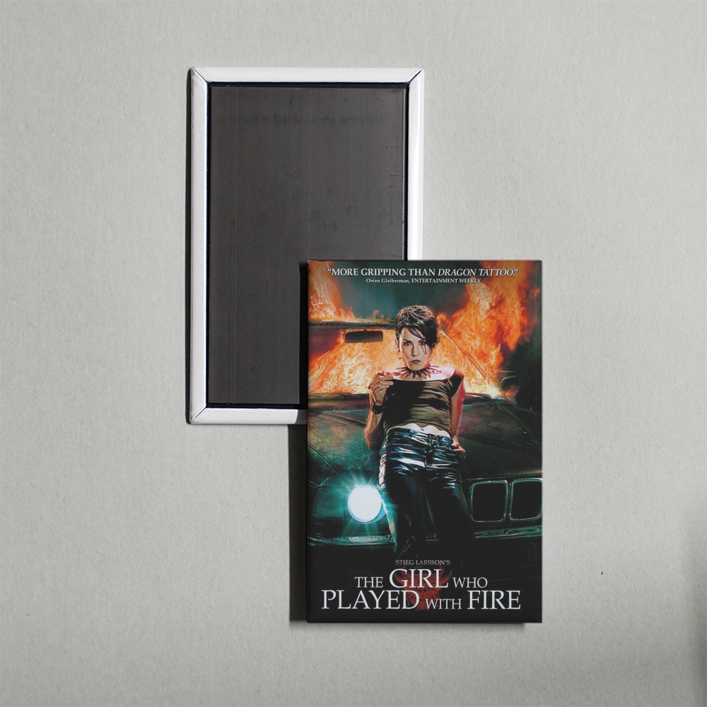 The Girl Who Played with Fire Mini Movie Fridge Magnet