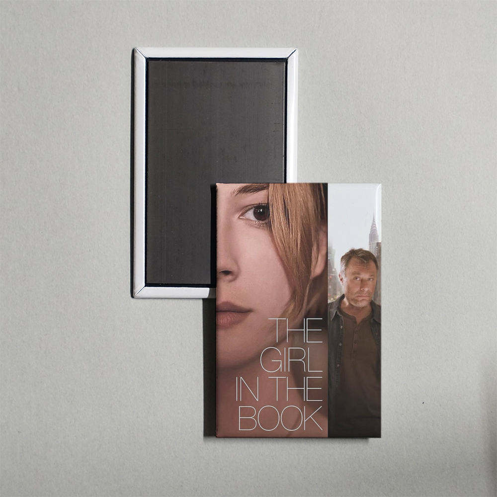 The Girl in the Book Mini Movie Fridge Magnet