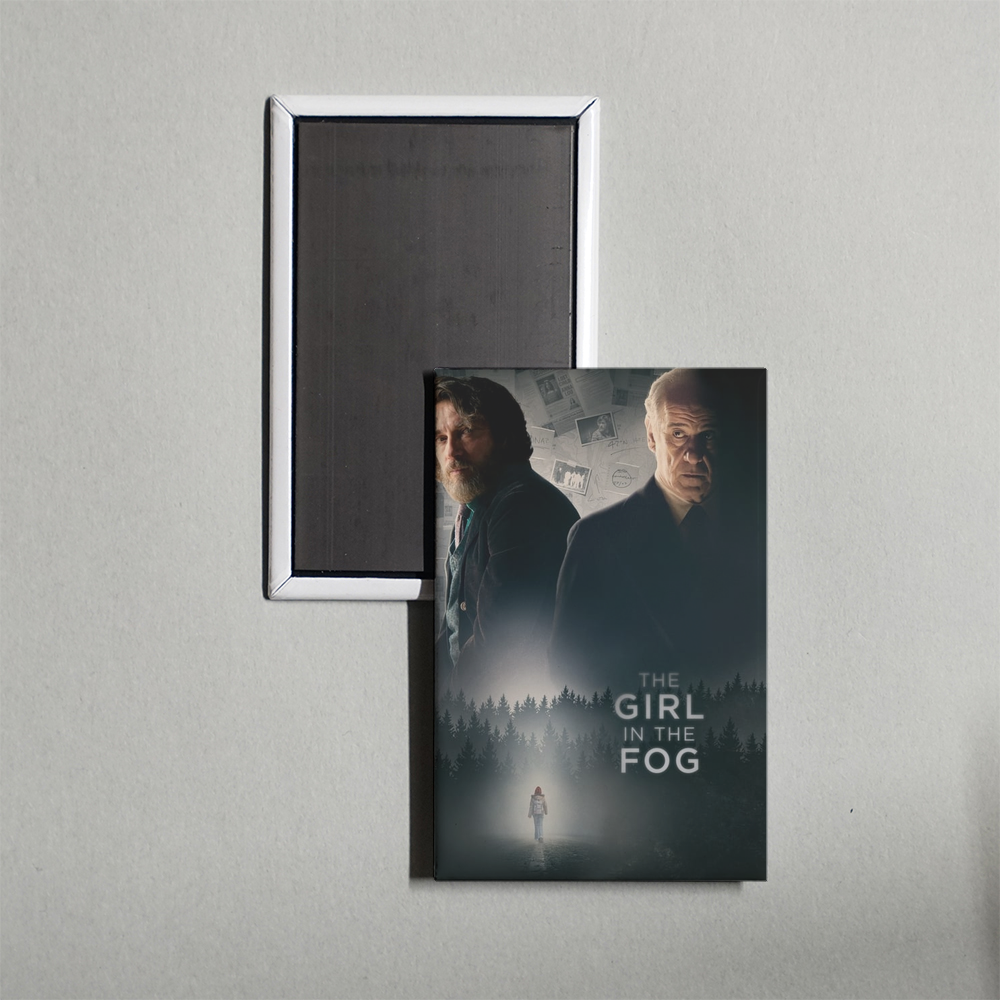The Girl in the Fog Mini Movie Fridge Magnet