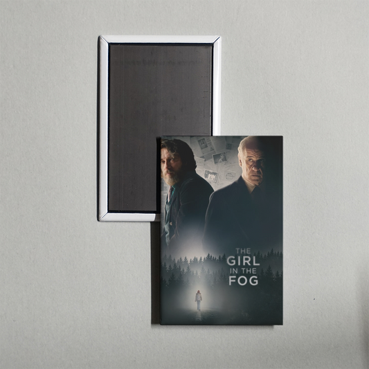 The Girl in the Fog Mini Movie Fridge Magnet