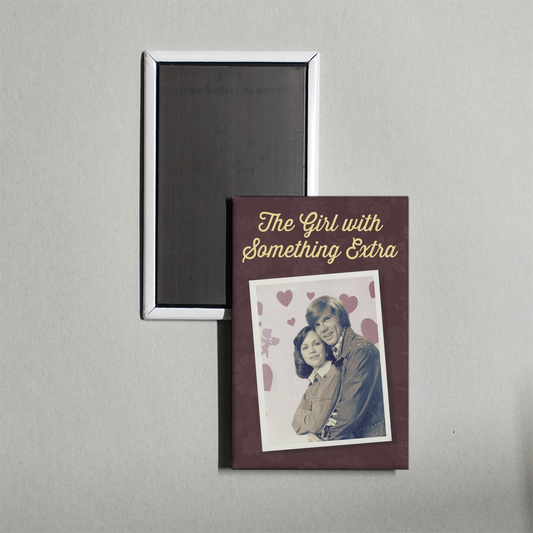 The Girl with Something Extra TV Show Fridge Magnet