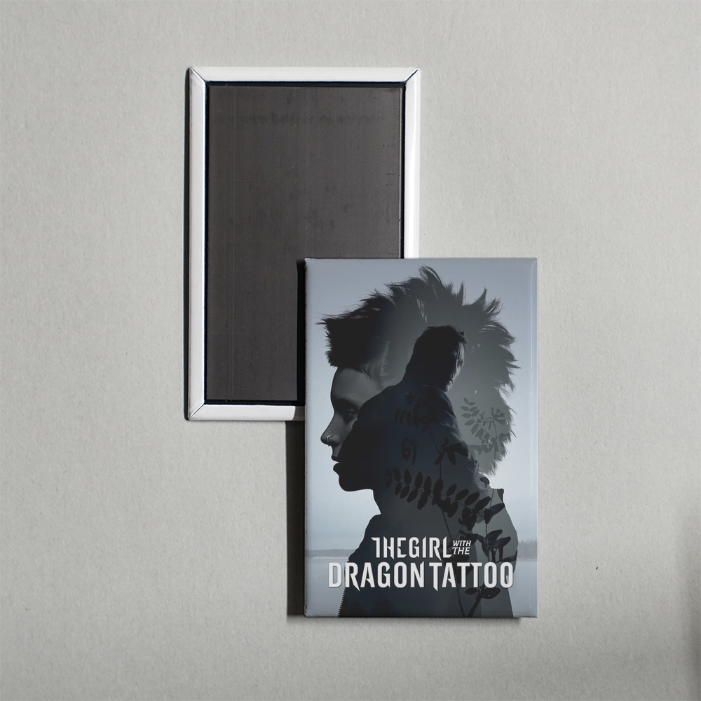 The Girl with the Dragon Tattoo Mini Movie Fridge Magnet