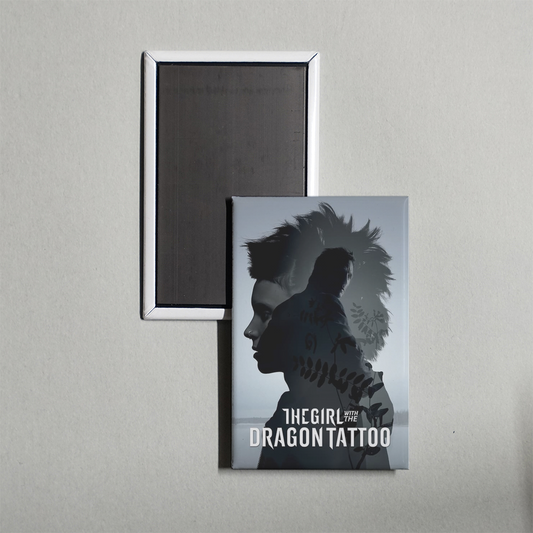 The Girl with the Dragon Tattoo Mini Movie Fridge Magnet
